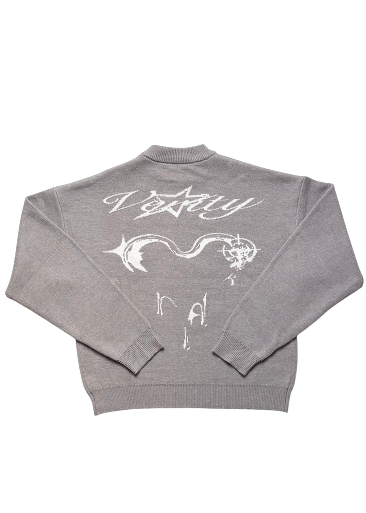 VERITY KNIT SWEATER DUNKELGRAU